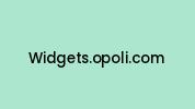 Widgets.opoli.com Coupon Codes