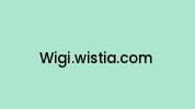 Wigi.wistia.com Coupon Codes