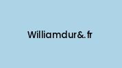 Williamdurand.fr Coupon Codes