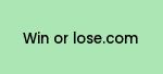 win-or-lose.com Coupon Codes