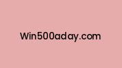 Win500aday.com Coupon Codes