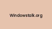 Windowstalk.org Coupon Codes