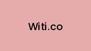 Witi.co Coupon Codes