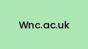 Wnc.ac.uk Coupon Codes