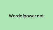 Wordofpower.net Coupon Codes
