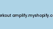 Workout-amplify.myshopify.com Coupon Codes