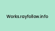 Works.rayfollow.info Coupon Codes