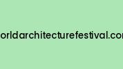 Worldarchitecturefestival.com Coupon Codes