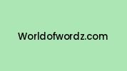 Worldofwordz.com Coupon Codes
