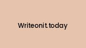 Writeonit.today Coupon Codes