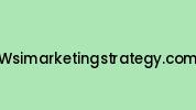 Wsimarketingstrategy.com Coupon Codes