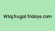 Wtaj.frugal-fridays.com Coupon Codes