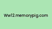 Ww12.memorypig.com Coupon Codes
