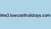 Ww2.lowcostholidays.com Coupon Codes
