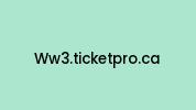 Ww3.ticketpro.ca Coupon Codes