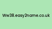 Ww38.easy2name.co.uk Coupon Codes