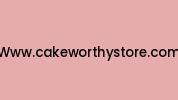 Www.cakeworthystore.com Coupon Codes