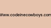 Www.codeinecowboys.com Coupon Codes