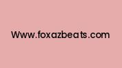 Www.foxazbeats.com Coupon Codes