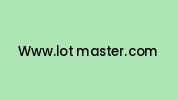 Www.lot-master.com Coupon Codes