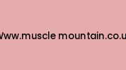 Www.muscle-mountain.co.uk Coupon Codes