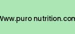 www.puro-nutrition.com Coupon Codes