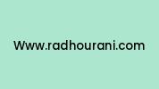 Www.radhourani.com Coupon Codes