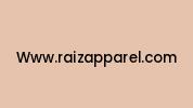 Www.raizapparel.com Coupon Codes