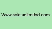 Www.sole-unlimited.com Coupon Codes