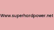 Www.superhardpower.net Coupon Codes