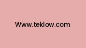 Www.teklow.com Coupon Codes