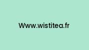 Www.wistitea.fr Coupon Codes