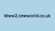 Www2.cineworld.co.uk Coupon Codes
