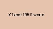 X-1xbet-19511.world Coupon Codes