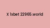 X-1xbet-22965.world Coupon Codes