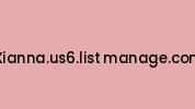 Xianna.us6.list-manage.com Coupon Codes