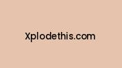 Xplodethis.com Coupon Codes