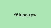 Y6.kipou.pw Coupon Codes