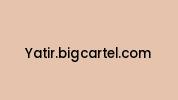 Yatir.bigcartel.com Coupon Codes