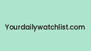 Yourdailywatchlist.com Coupon Codes