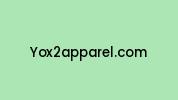 Yox2apparel.com Coupon Codes