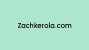 Zachkerola.com Coupon Codes