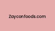 Zayconfoods.com Coupon Codes