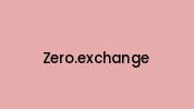 Zero.exchange Coupon Codes