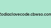 Zodiaclovecode.cbwso.com Coupon Codes