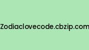 Zodiaclovecode.cbzip.com Coupon Codes