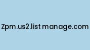 Zpm.us2.list-manage.com Coupon Codes